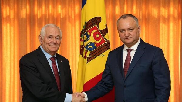 Igor Dodon și Leonid Roshal - Sputnik Moldova