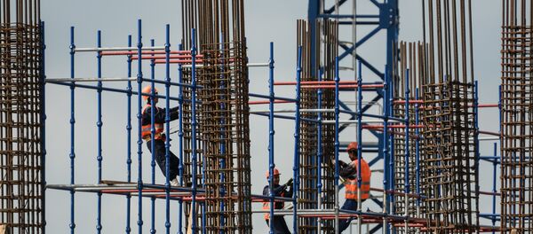 Строительство стадиона Космос Арена в Самаре к ЧМ-2018 - Sputnik Moldova