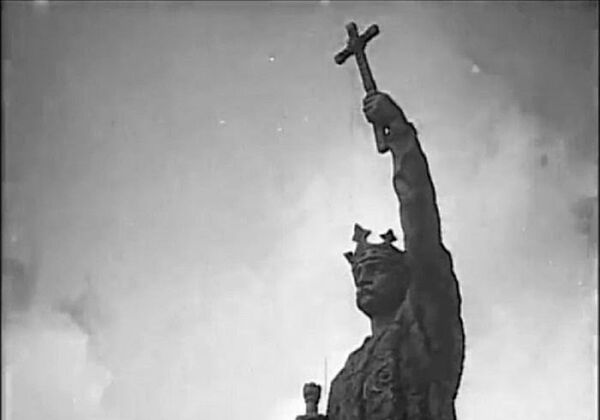 Штефан Великий с деревянным крестом - Sputnik Молдова