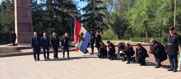 Копия Самарского знамени в Кишиневе Копия Самарского знамени в Кишиневе - Sputnik Молдова
