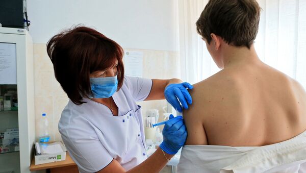 Вакцинация против гриппа в Светлогорске - Sputnik Молдова