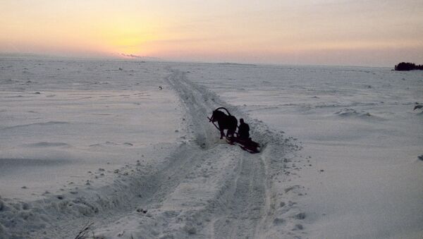 Drum impracticabil pentru transportul auto, din cauza zăpezii - Sputnik Moldova