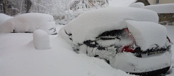 Снегопад в Кишиневе 21.04.2016 - Sputnik Молдова