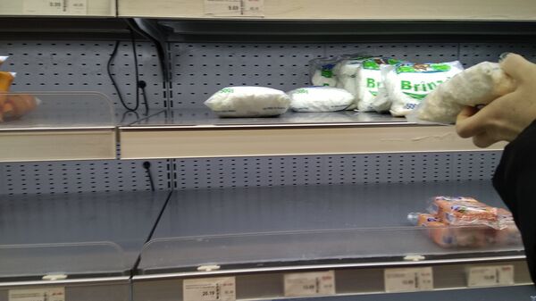 Пустые прилавки магазинов - Sputnik Молдова