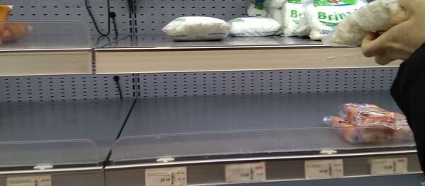 Пустые прилавки магазинов - Sputnik Moldova