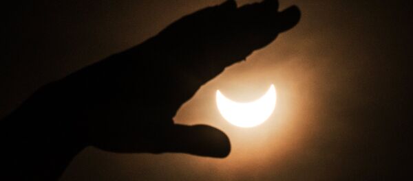 Фаза солнечного затмения, наблюдаемая в Москве - Sputnik Молдова