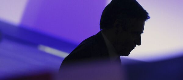 French conservative presidential candidate Francois Fillon arrives at a campaign rally in Caen, north western France, Tuesday, March 16, 2017. - Sputnik Moldova-România