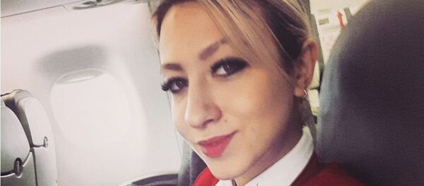 Стюардесса из Молдовы Ольга Твердохлеб - Sputnik Молдова