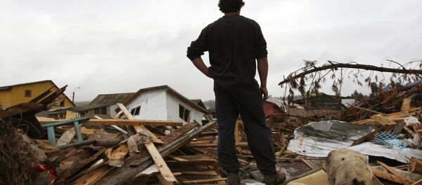 Последствия землетрясения в Чили Последствия землетрясения в Чили - Sputnik Молдова