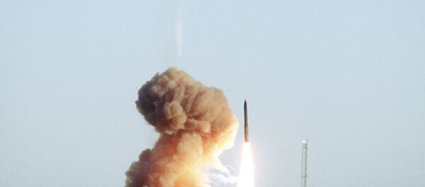Eine Minuteman-3-Rakete im Test (Archiv) Eine Minuteman-3-Rakete im Test (Archiv) - Sputnik Moldova-România