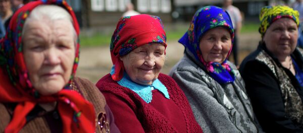 Residents of the village of Krivoi Navolok, Komi Republic, celebrate the Village Day - Sputnik Moldova