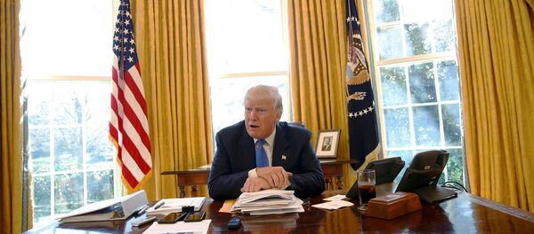 Президент Америки Дональд Трамп в Овальном кабинете Президент Америки Дональд Трамп в Овальном кабинете - Sputnik Молдова