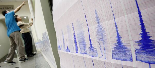 Сейсмограмма, фото из архива - Sputnik Moldova