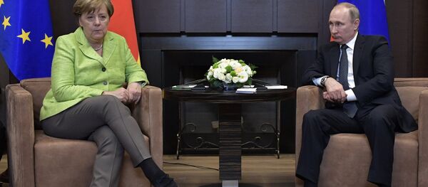 Переговоры президента РФ В. Путина с федеральным канцлером ФРГ А. Меркель - Sputnik Молдова