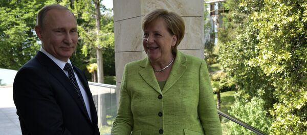 Переговоры президента РФ В. Путина с федеральным канцлером ФРГ А. Меркель Переговоры президента РФ В. Путина с федеральным канцлером ФРГ А. Меркель - Sputnik Молдова