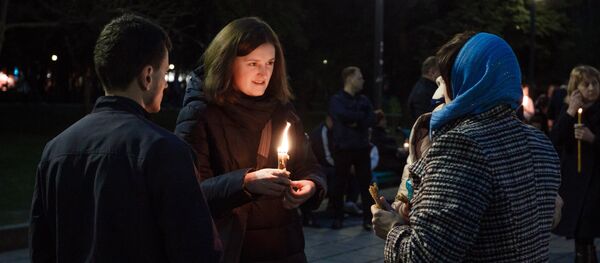 Благодатный огонь, Пасха, Focul Haric, Paste - Sputnik Молдова