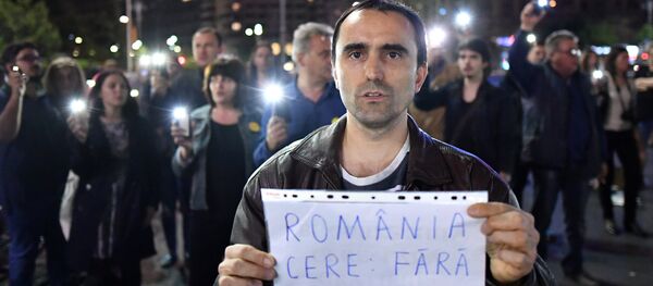 Proteste la București, 3 mai 2017 - Sputnik Moldova-România