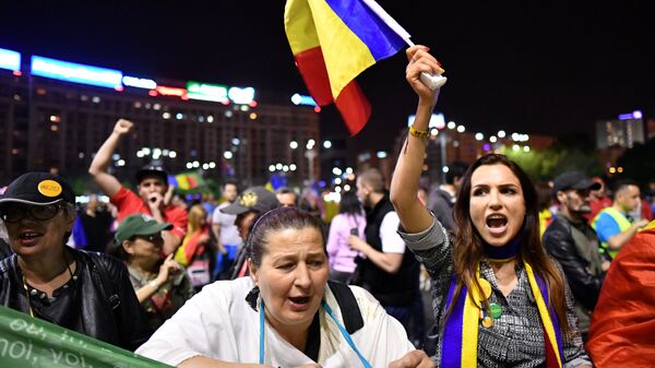 Proteste la București, 3 mai 2017 - Sputnik Moldova-România
