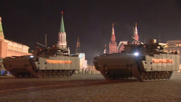 Кадры ночной репетиции парада Победы в Москве - Sputnik Молдова