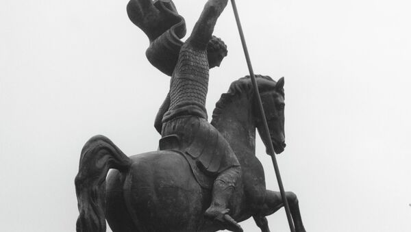 Скульптура З.Церетели Георгий Победоносец - Sputnik Молдова