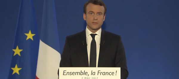 Выступление Макрона после второго тура выборов - Sputnik Молдова