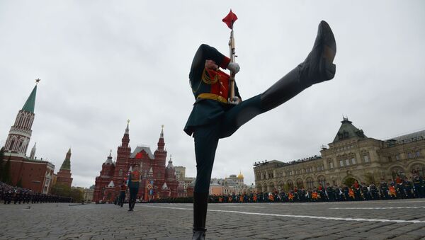 Parada militară de la Moscova dedicată aniversării a 72-a de la capitularea Germaniei hitleriste - Sputnik Moldova-România