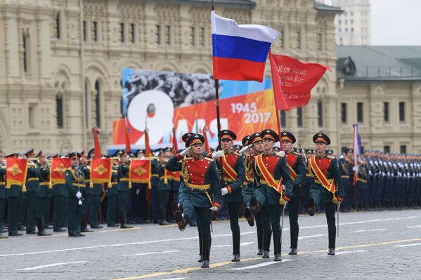 Parada militară de la Moscova dedicată aniversării a 72-a de la capitularea Germaniei hitleriste - Sputnik Moldova-România