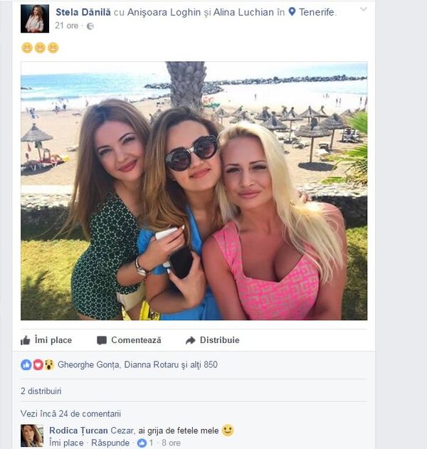 Anișoara Loghin și alte două prietene, în vacanță în Tenerife Anișoara Loghin și alte două prietene, în vacanță în Tenerife - Sputnik Moldova-România