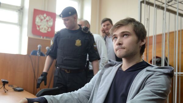 Заседание суда по делу блогера Руслана Соколовского в Екатеринбурге - Sputnik Moldova-România