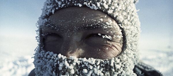 Врач-физиолог Александр Завадовский на станции Восток - Sputnik Moldova