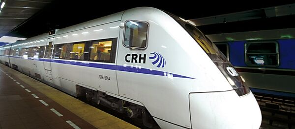High speed Train CRH1 - Sputnik Moldova-România