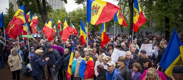 Протест у парламента 14_04_2017 - Sputnik Молдова