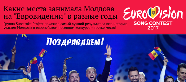 Какие места занимала Молдова на Евровидении в разные годы - Sputnik Молдова