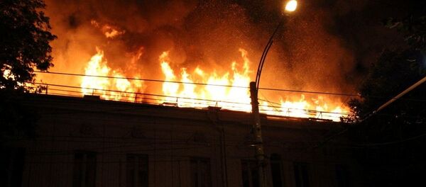 Пожар в ресторане Кишинева - Sputnik Moldova
