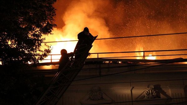 Пожар в ресторане Кишинева - Sputnik Moldova