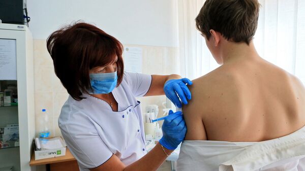 Вакцинация против гриппа в Светлогорске - Sputnik Moldova-România