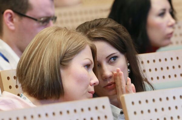 Третий Международный форум русскоязычных вещателей Третий Международный форум русскоязычных вещателей - Sputnik Молдова