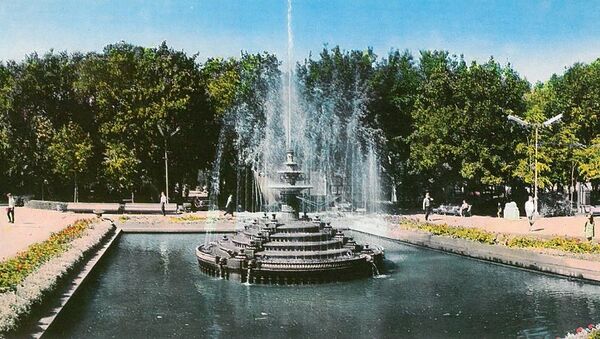 Кишинев: фонтан в Парке Пушкина - Sputnik Moldova