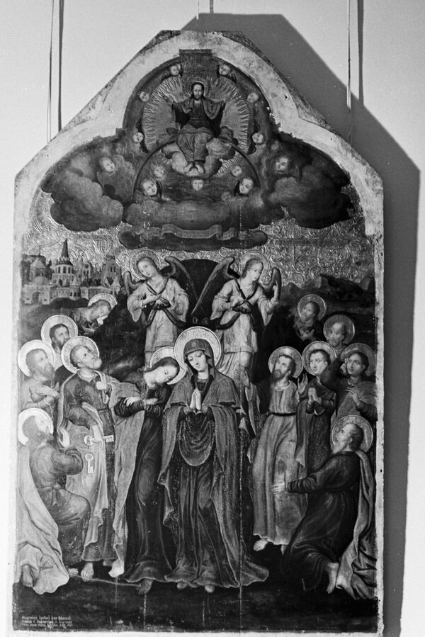 Репродукция иконы художника Иова Кондзелевича Вознесение (1698-1705) - Sputnik Молдова