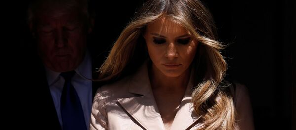 Первая леди США Меланья Трамп в Бельгии - Sputnik Moldova-România