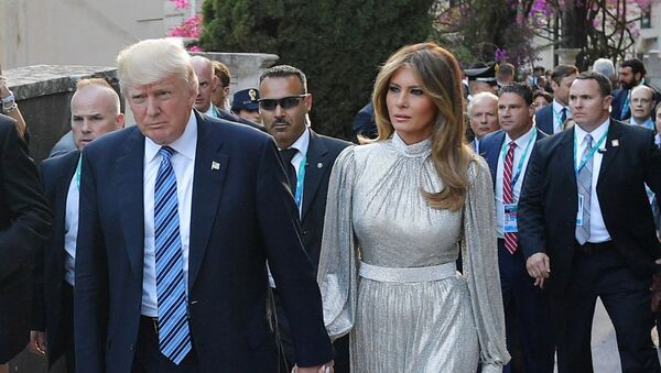 Президент США Дональд Трамп и его супруга Меланья Трамп на Сицилии во время международного турне - Sputnik Молдова