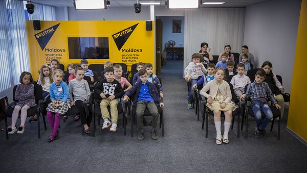 Copii în vizită la Sputnik Moldova - Sputnik Moldova