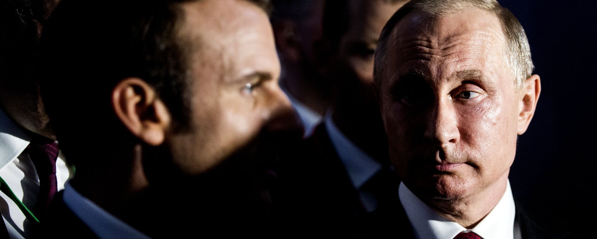 Встреча президентов Франции и России Эммануэля Макрона и Владимира Путина, Версаль, 29 мая 2017 года - Sputnik Moldova-România, 1920, 21.02.2022
