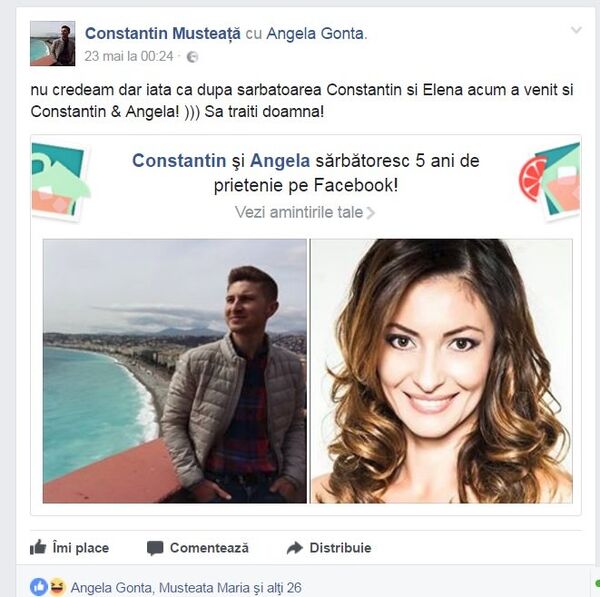 Postare de pe pagina Angelei Gonța Postare de pe pagina Angelei Gonța - Sputnik Moldova-România