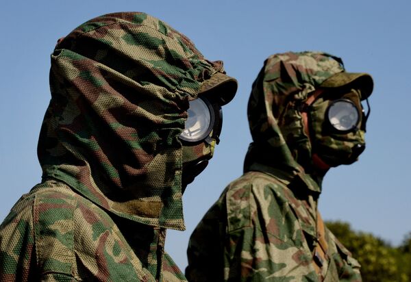 Reacția armatei la o amenințare cu armă biologică Reacția armatei la o amenințare cu armă biologică - Sputnik Moldova-România