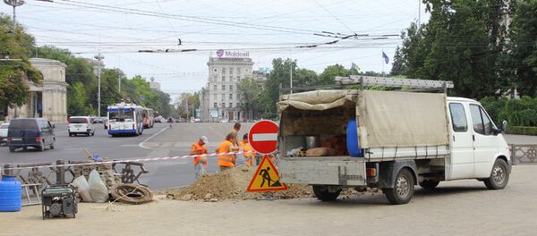 Lucratri de drum Дорожные работы - Sputnik Moldova