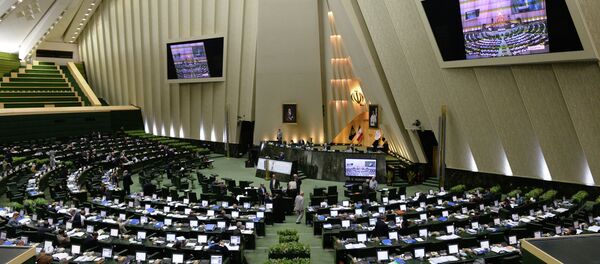 The assembly hall of the Iranian Parliament (the Islamic Consultative Assembly - Majlis) in Tehran - Sputnik Moldova