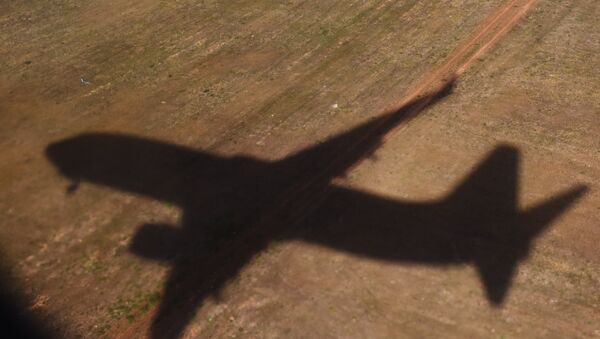 The shadow of a flying plane. (File) - Sputnik Молдова