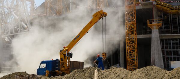Macara la un șantier - Sputnik Moldova