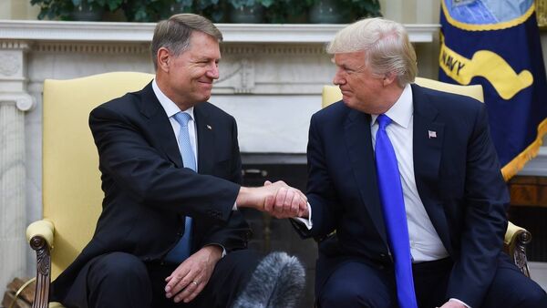 Klaus Iohannis în vizită la Donald Trump - Sputnik Moldova-România